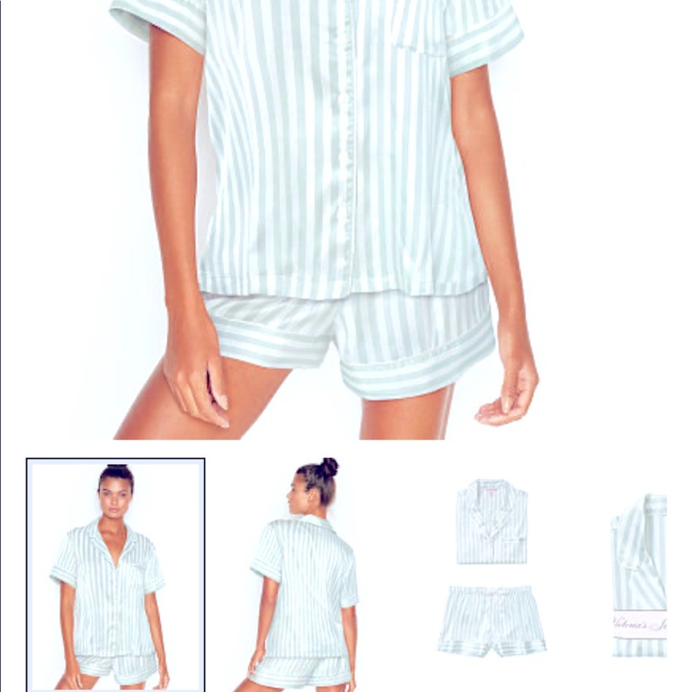 satin Pj shortsleeve